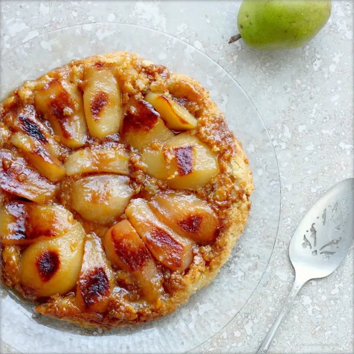 Pear Tarte Tatin (French Dessert)