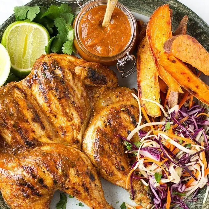 Piri-piri chicken and slaw (Portuguese Chicken)