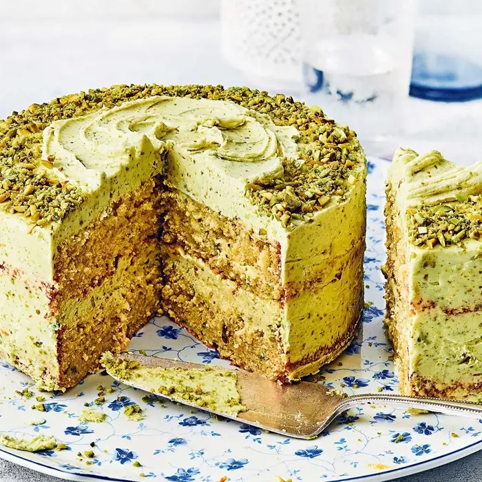 Pistachio cake (Polish Dessert)