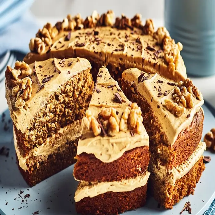 Polish chocolate & walnut cake (Polish Dessert)